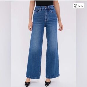 Pistola Lana High Rise Wide Leg Jeans in Cider.